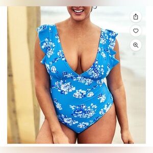 Cupshe Floral Swim- NWT